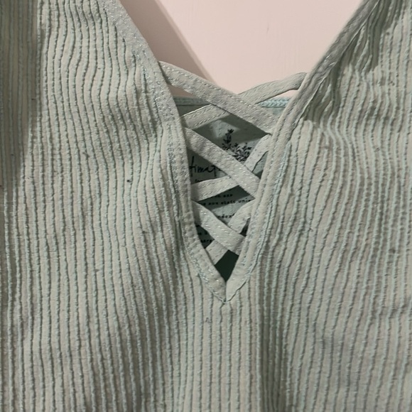 Intimately Free People The Crossfire Cami Ribbed Seamless Tank Top Size M/L - Picture 6 of 7